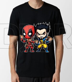 Deadpool & Wolverine Chibi Shirt