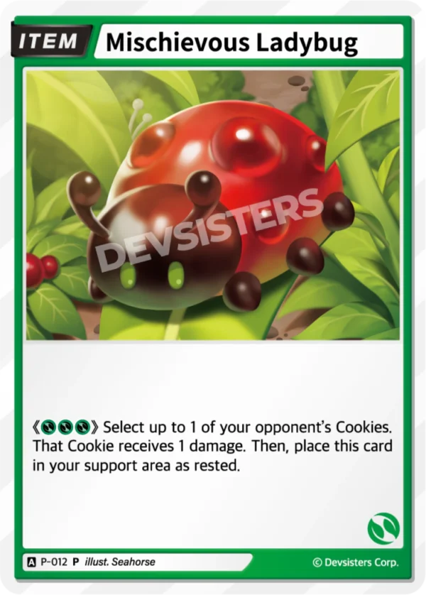 Mischievous Ladybug Cookie (P-012)