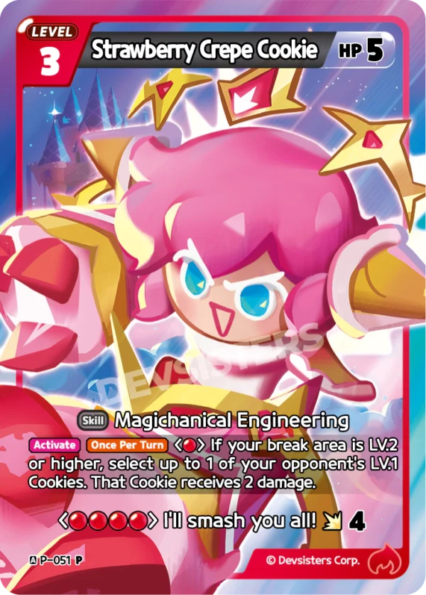 Strawberry Crepe Cookie (P-051)