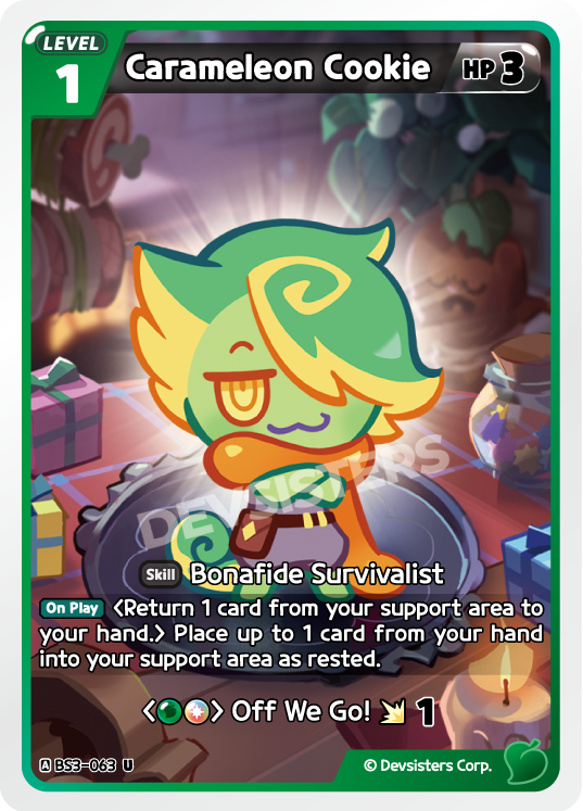 Carameleon Cookie (BS3-063)