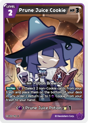 Prune Juice Cookie (BS3-112)