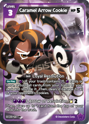 Caramel Arrow Cookie (BS3-113)