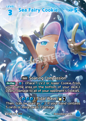 Sea Fairy Cookie (BS4-073) SUR
