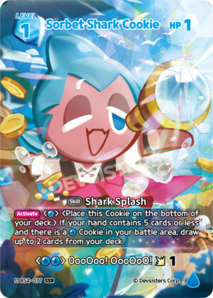 Sorbet Shark Cookie (BS4-077) SSR