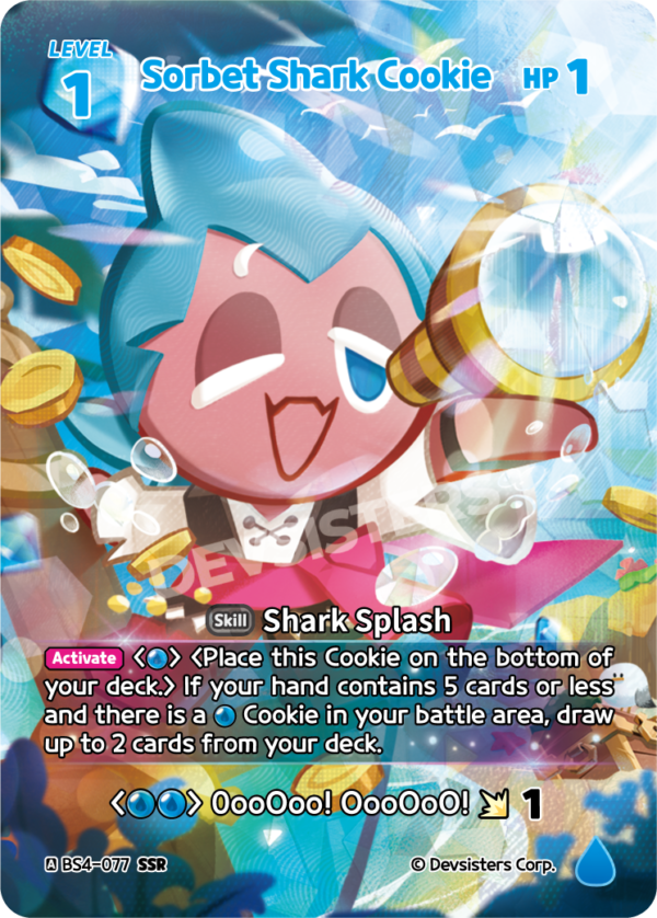 Sorbet Shark Cookie (BS4-077) SSR