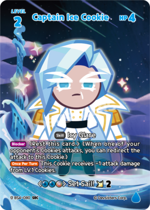 Captain Ice Cookie (BS4-080) SEC