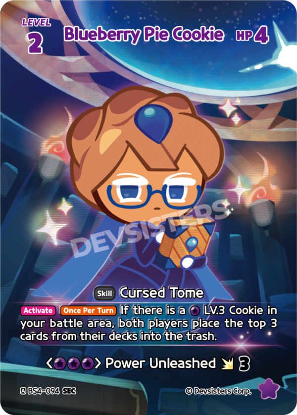 Blueberry Pie Cookie (BS4-094) SEC