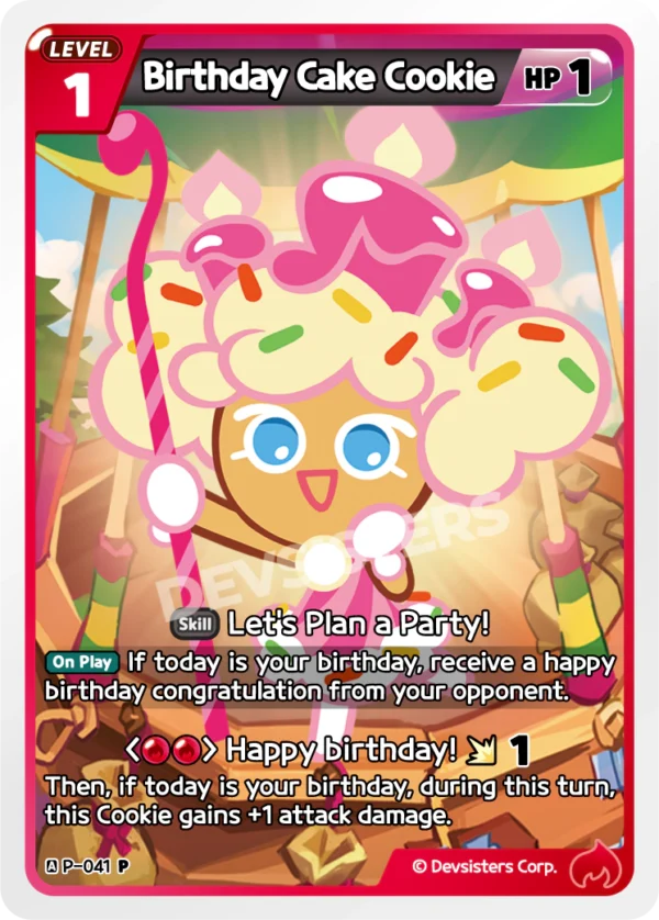 Birthday Cookie (P-041)