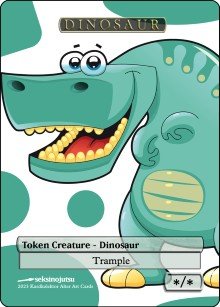 Dinosaur (B) Token - Foil