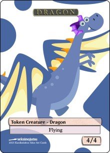 Dragon 4/4 (A) Token - Foil