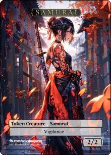 Samurai 2/2 (D) Token - Foil