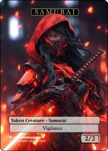 Samurai 2/2 (B) Token - Foil