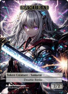 Samurai 2/2 (A) Token - Foil