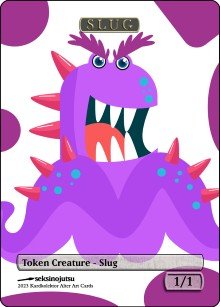 Slug 1/1 (B) Token - Foil