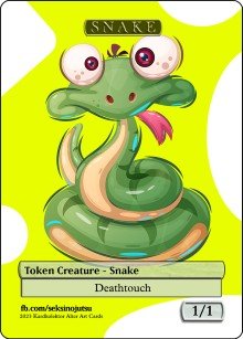 Snake 1/1 (B) Token - Foil