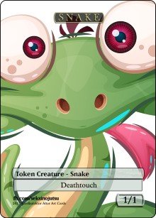 Snake 1/1 (A) Token - Foil
