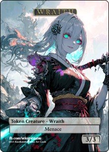 Wraith 3/3 Token (A) - Foil