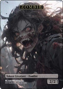 Zombie 2/2 Token (B) - Foil