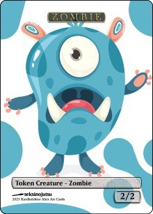 Zombie 2/2 (B) Token - Foil