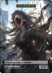 Zombie 2/2 Token (A) - Foil