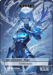 Ninja 1/1 Token - Foil