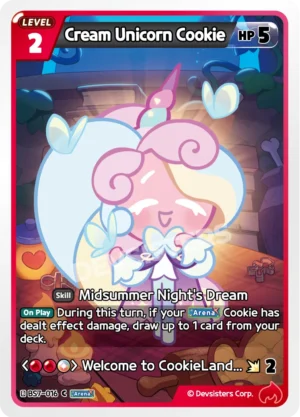 Cream Unicorn Cookie BS7-016