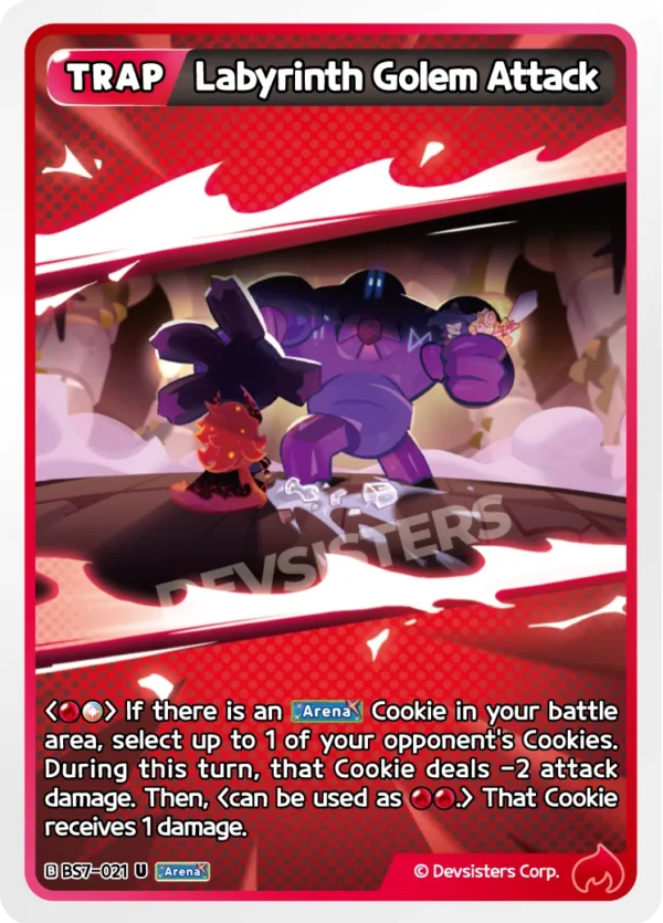 Labyrinth Golem Attack BS7-021