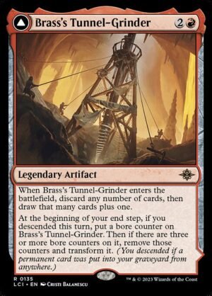 Brass's Tunnel-Grinder // Tecutlan, the Searing Rift<br /><span class="collector-number">Collector No. 135</span>