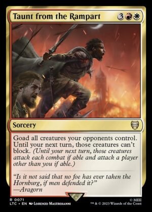Taunt from the Rampart<br /><span class="collector-number">Collector No. 71</span>