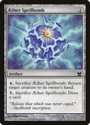 Aether Spellbomb<br /><span class="collector-number">Collector No. 196</span>