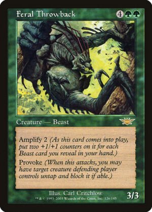 Feral Throwback<br /><span class="collector-number">Collector No. 126</span>