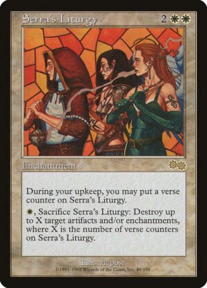 Serra's Liturgy<br /><span class="collector-number">Collector No. 49</span>