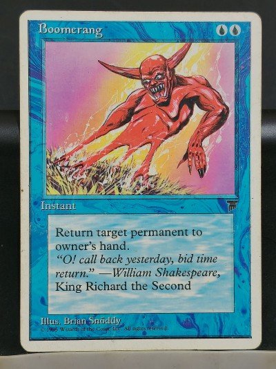 Boomerang Magic The Gathering MTG - Auction