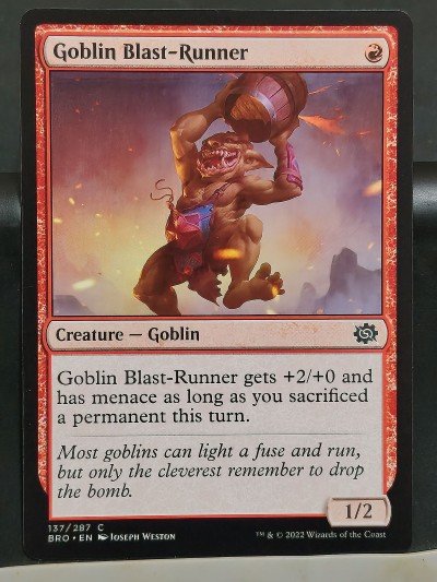 Goblin Blaze-Runner Magic The Gathering MTG - Auction