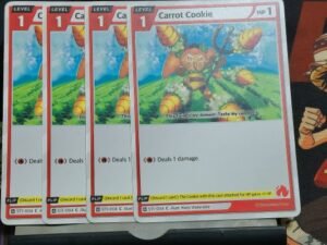 4x Carrot Cookie Cookie CookieRun Braverse TCG- Auction