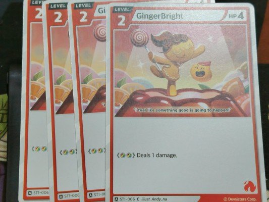 4x Gingerbright CookieRun Braverse TCG - Auction
