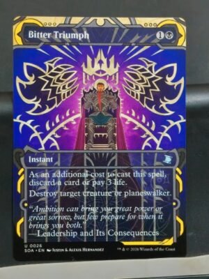 Bitter Triumph Magic The Gathering MTG - Auction