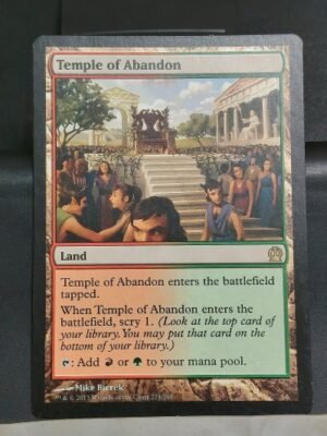Temple of Abandon - Magic The Gathering MTG - Auction