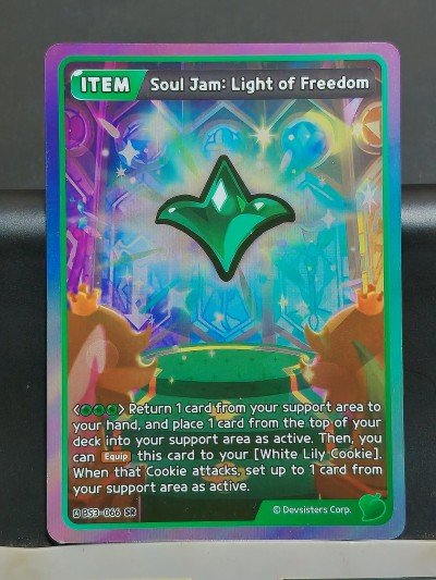 Soul Jam: Light of Freedom - CookieRun Braverse TCG - Auction
