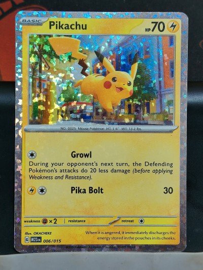 Pikachu McDonalds Pokemon Card - Auction