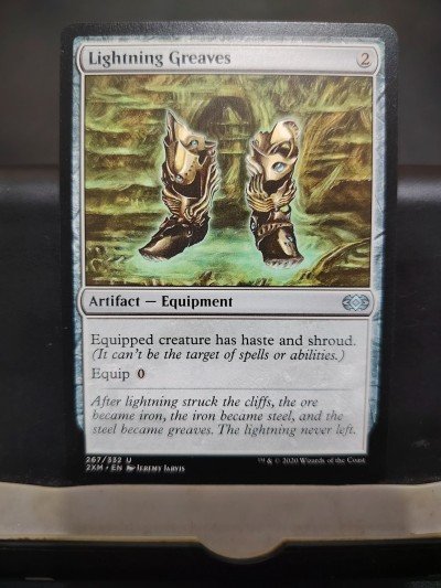 Lightning Greaves - Auction