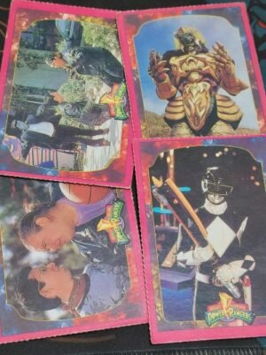 4pc Power Rangers Cards - Batang 90's - Auction
