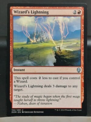 Wizard's Lightning Magic The Gathering MTG - Auction