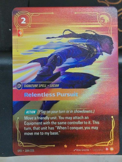Relentless Pursuit Riftbound League of Legends TCG - Auction