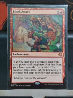 Meek Attack - Lorwyn Eclipsed Magic The Gathering MTG - Auction