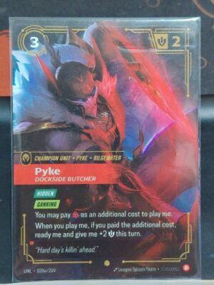 Pyke - Dockside Butcher (Alternate Art) Riftbound League of Legends TCG - Auction