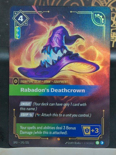 Rabadon's Deathcrown Riftbound League of Legends TCG - Auction