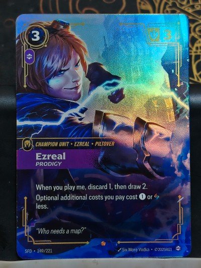 Ezreal Prodigy Riftbound League of Legends TCG - Auction
