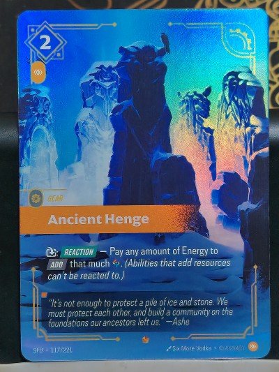 Ancient Henge Riftbound League of Legends TCG - Auction