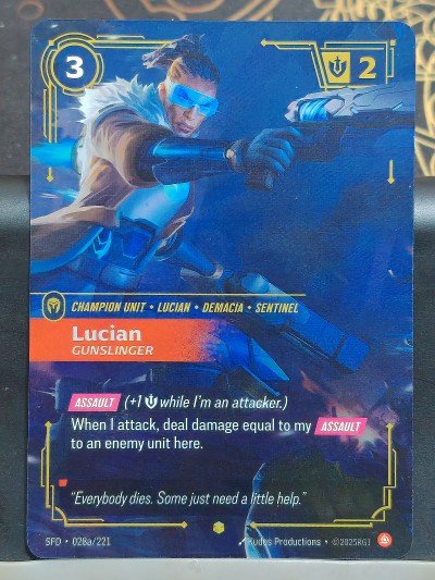 Lucian Riftbound League of Legends TCG - Auction